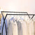 Commercial Clothing Garment Rack Retail Shop in Black