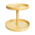 2-Tier Bamboo Lazy Susan Turntable Organizer for Kitchen Counter Cabinet