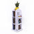 Rotating Bookcase Bookshelf Kid's Book Organiser Rack Wooden Castle Display Shelf
