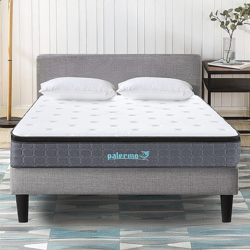 Mattress King Euro Top Pocket Spring Motion Isolation CertiPUR-US Certified