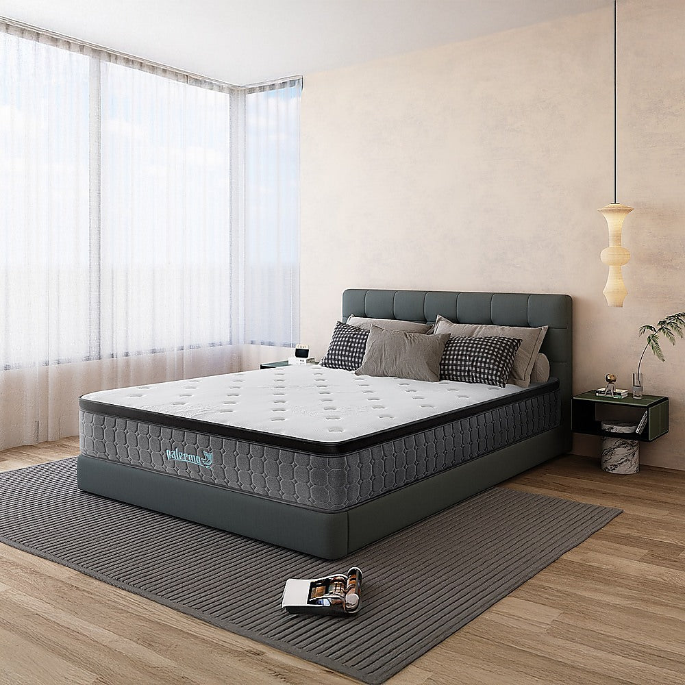Mattress King Euro Top Pocket Spring Motion Isolation CertiPUR-US Certified