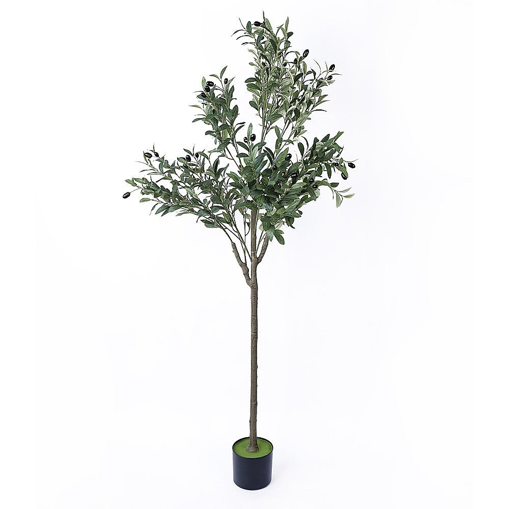 150cm Artificial Olive Tree – Tall Realistic Faux Green Indoor Plant for Home &amp; Office