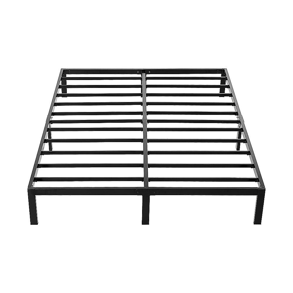 Queen Full Metal Bed Frame Base – Sturdy Steel Bed Base for Australian Mattress