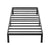 Single Full Metal Bed Frame Base – Sturdy Steel Bed Base for Australian Mattress