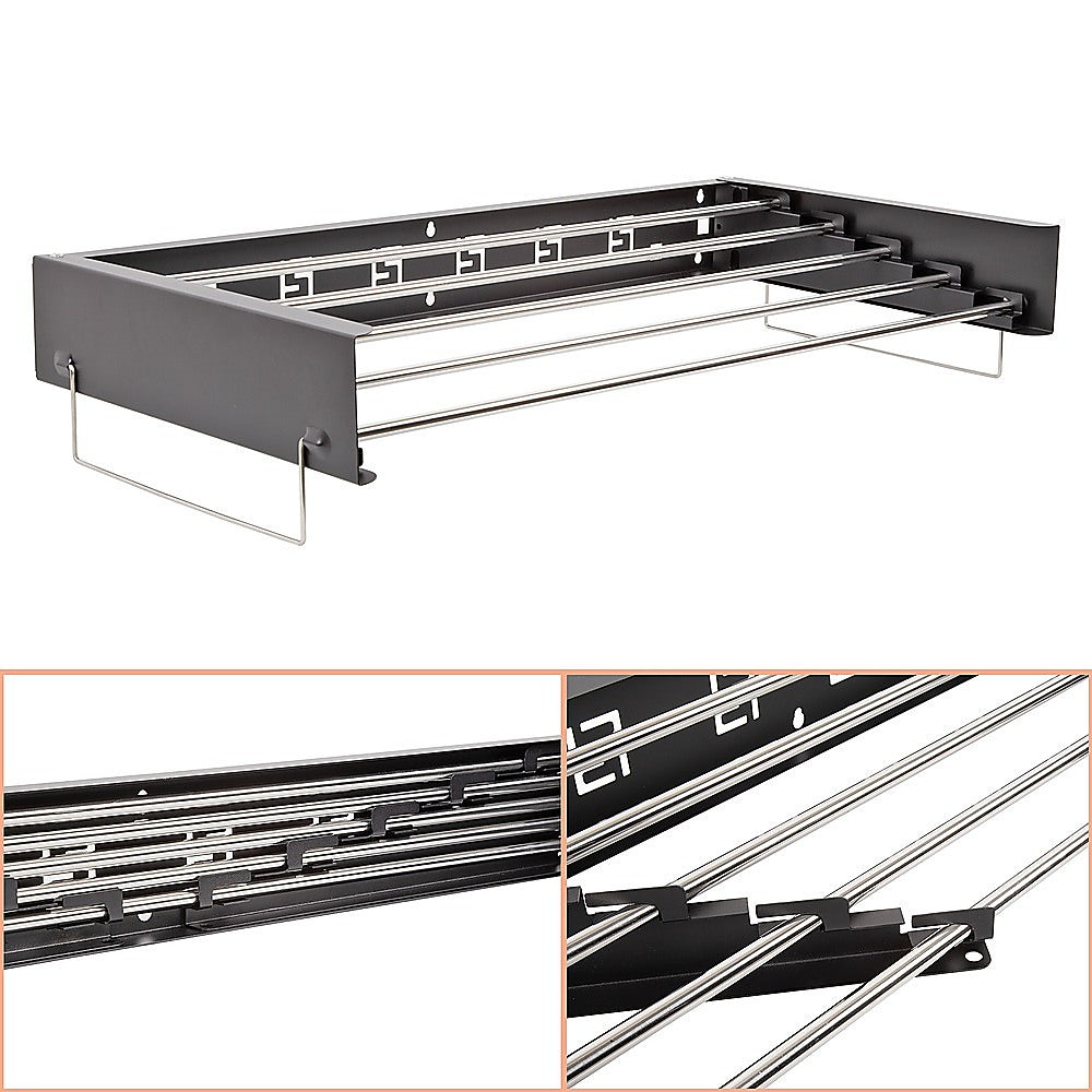 Collapsible Laundry Drying Rack – Wall Mounted Clothes Airer for Indoor or Outdoor