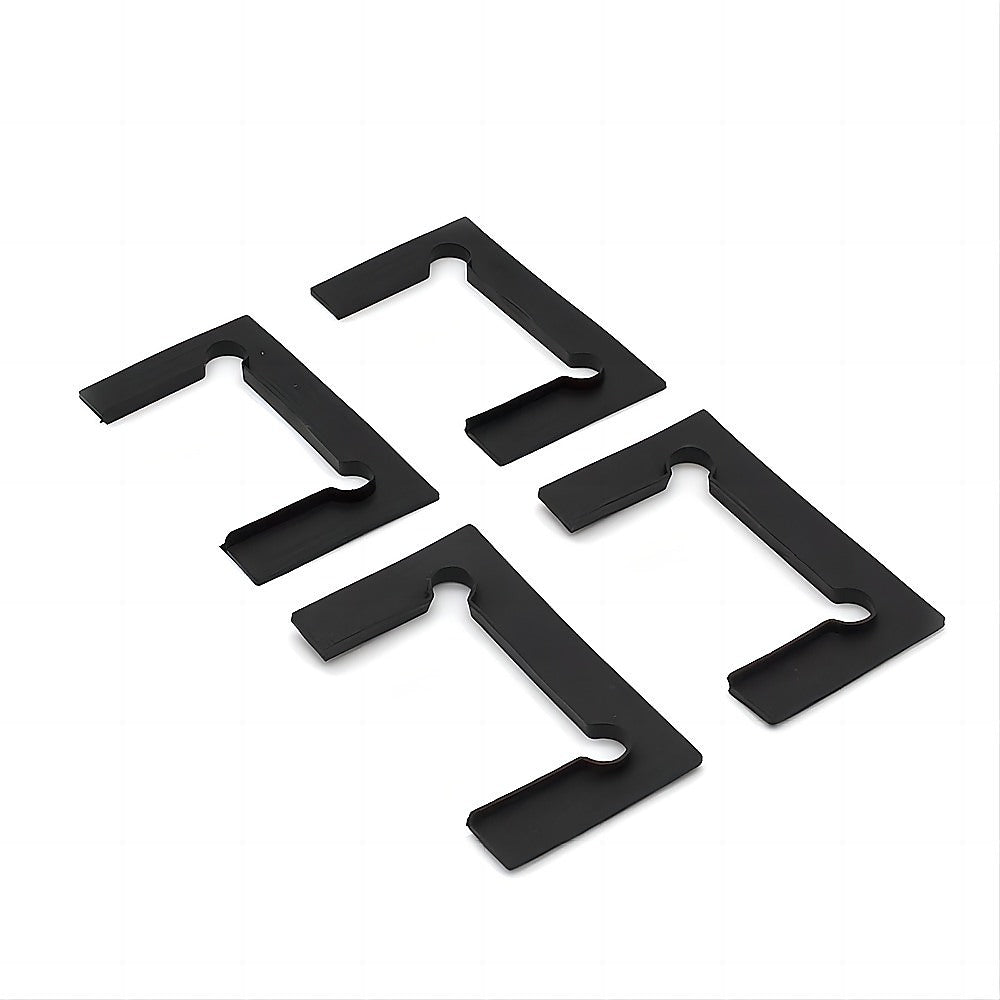 100cm Frameless Diamond Shower Screen – Gunmetal F-Brackets Detailing with Durable SS Hinges