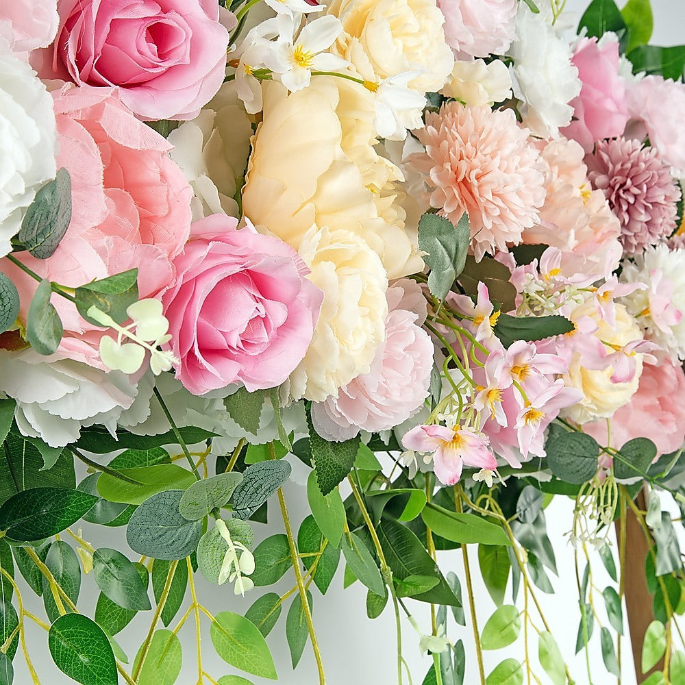 1M Artificial Flower Runner Arrangement Panel Wall Rose DIY Wedding Party Décor