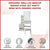 Dressing Table LED Makeup Mirror Stool Set Vanity Desk With Drawer Lighted