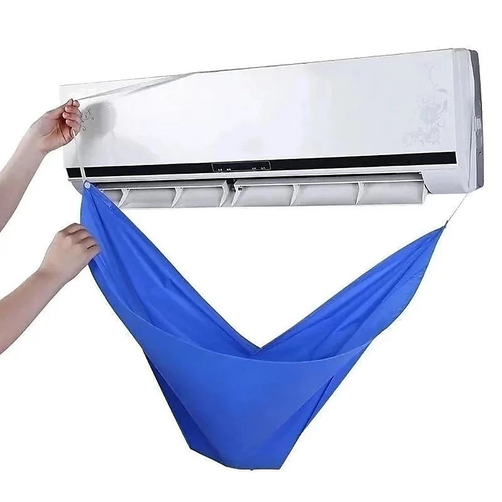 Air Conditioner Cleaning Cover Bag Kit Leakproof Waterproof Dust Protection
