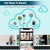 9MP Wireless Solar Camera WIFI Security Outdoor Battery PTZ CCTV Home House V380