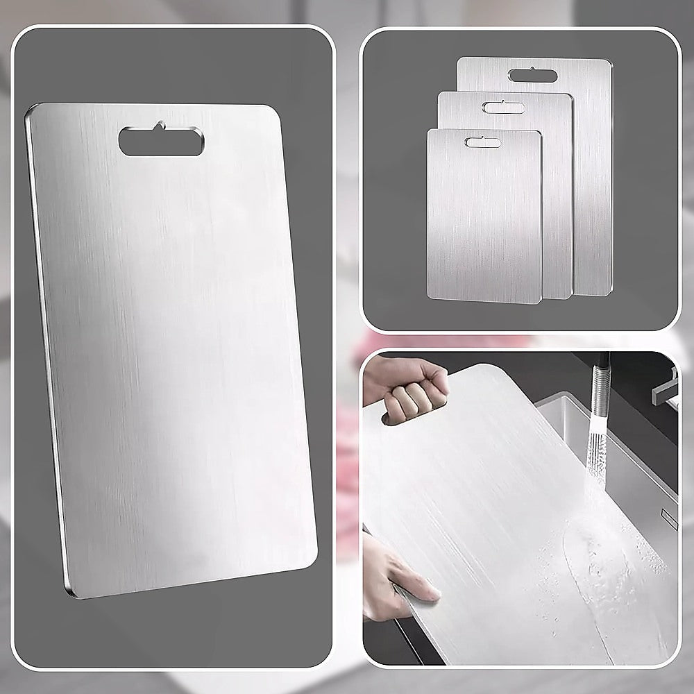 3 x 304SS Cutting Chopping Board Stainless Steel