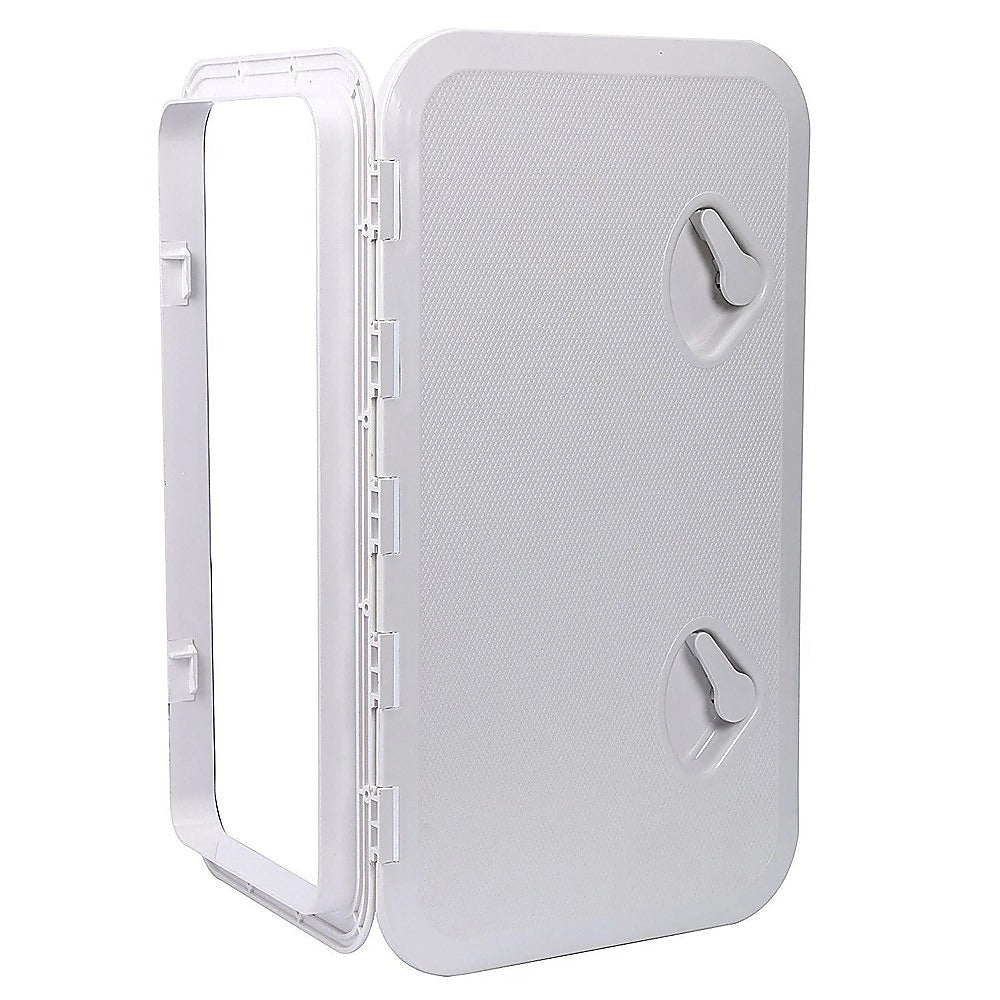 White Marine Boat Access Hatch – Deck Inspection Storage Lid for Boat or RV