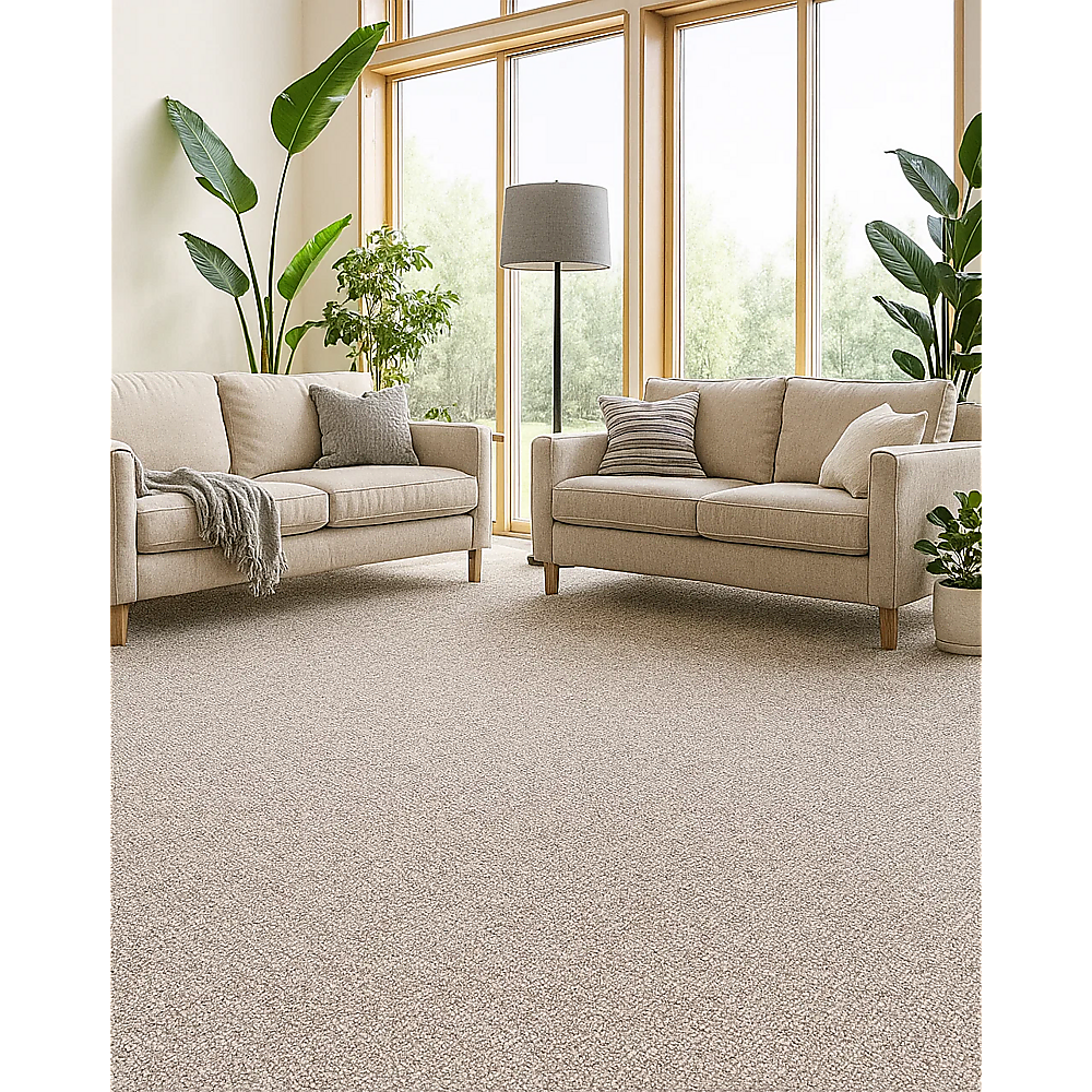 5m² Beige Carpet Tiles Set – Commercial & Domestic Flooring for Office, Retail, Home