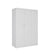3 Door White Gloss Wardrobe – White Handles, Hanging Rail & Shelves