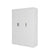 3 Door White Gloss Wardrobe – Black Handles, Hanging Rail & Shelves
