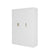 3 Door White Gloss Wardrobe – Gold Handles, Hanging Rail & Shelves