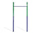 Single Outdoor Pull-Up Bar – Height Adjustable Gymnastics & Fitness Bar