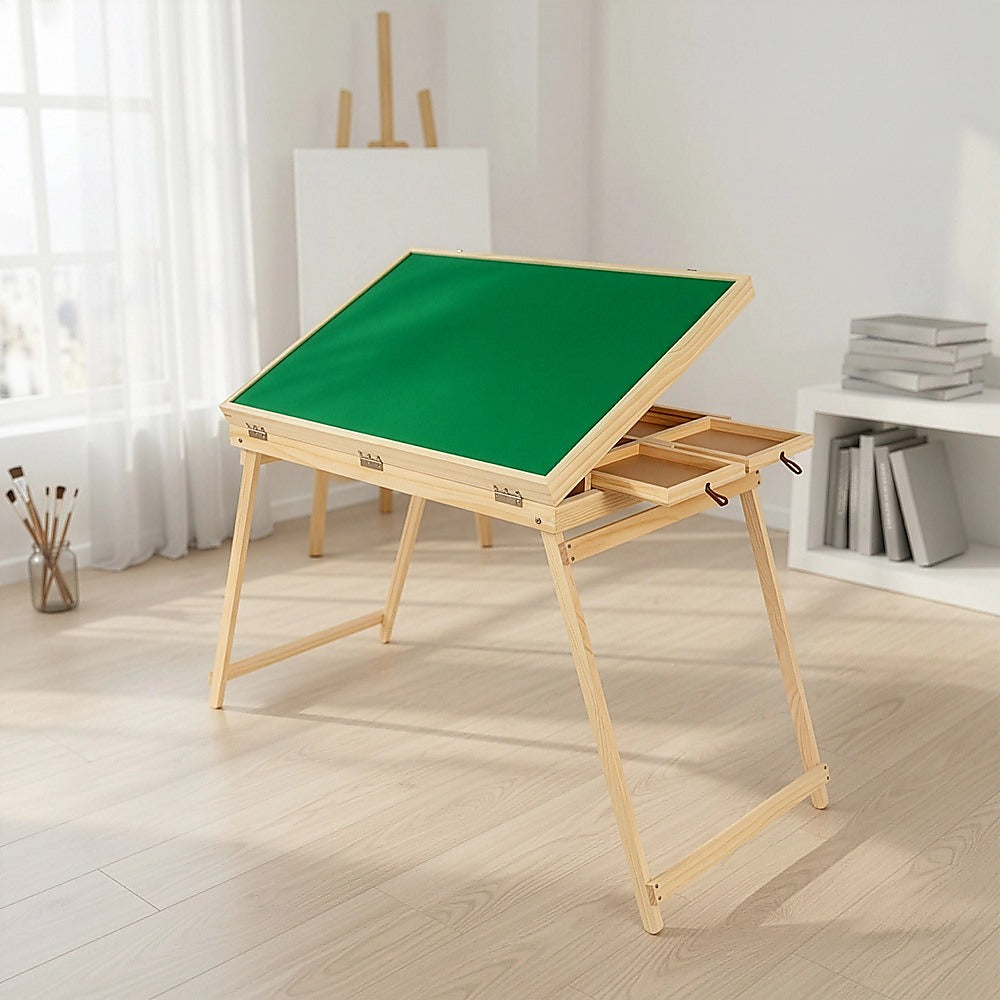 1500-Piece Jigsaw Puzzle Table with Folding Legs – Portable Puzzle Storage Board