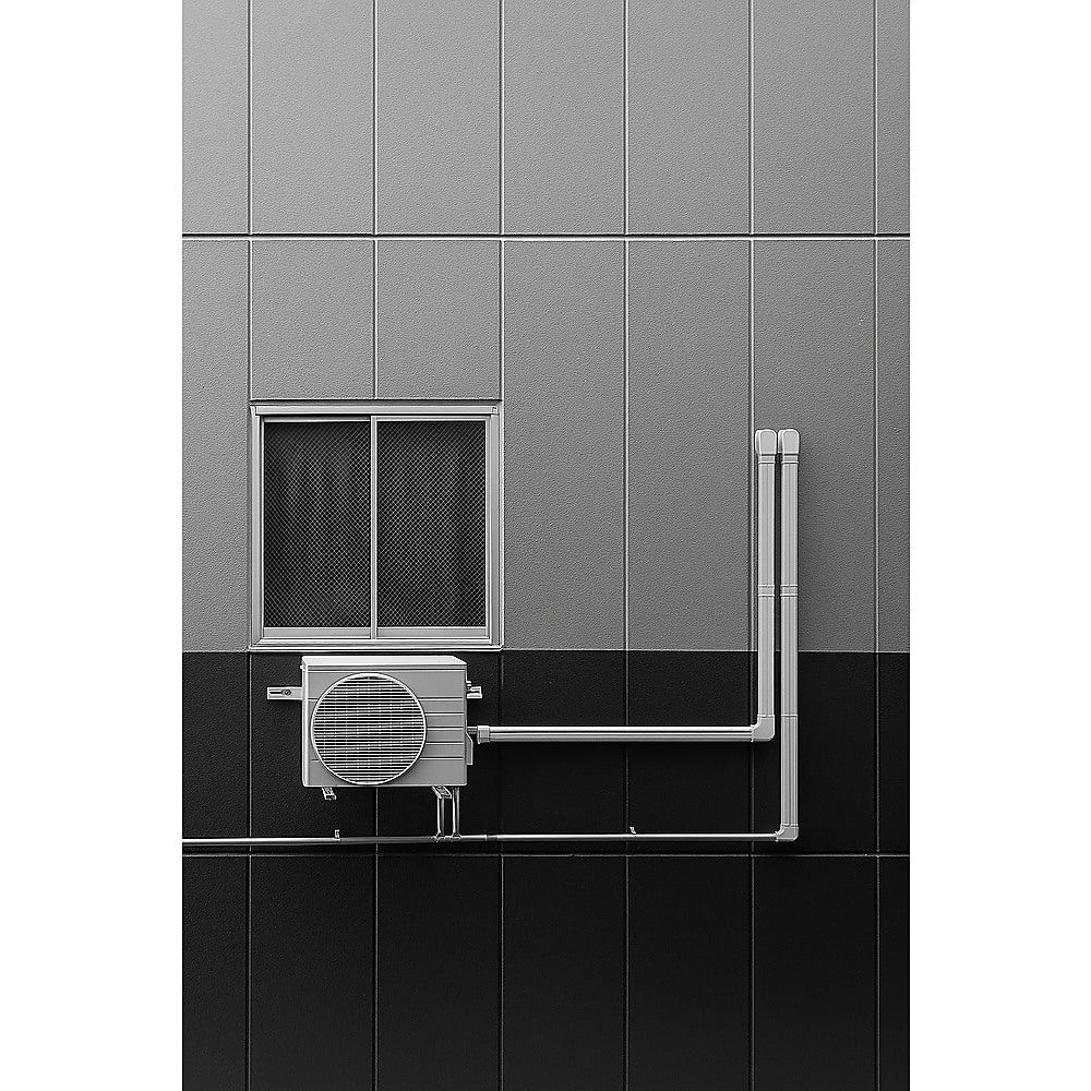 4.8m Mini Split AC Line Set Cover Kit – PVC Duct for Central Air Conditioner