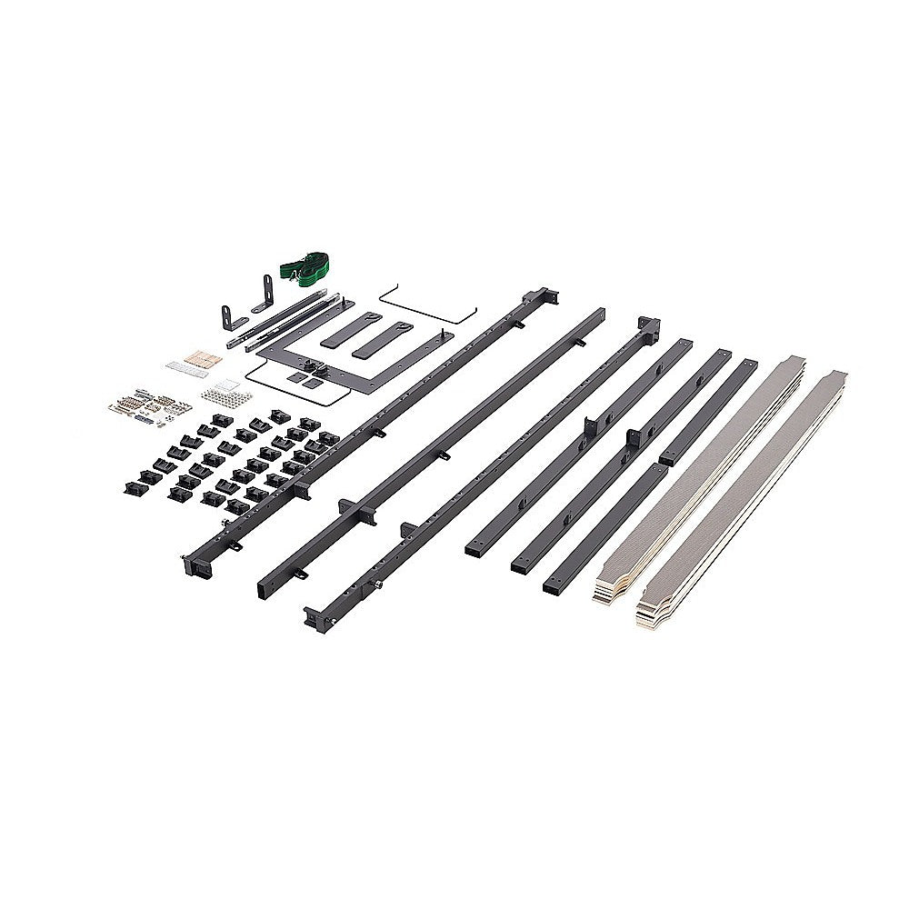 Queen DIY Wall Bed Hardware Kit with Silver handle – Frame & Mechanism for Custom Build