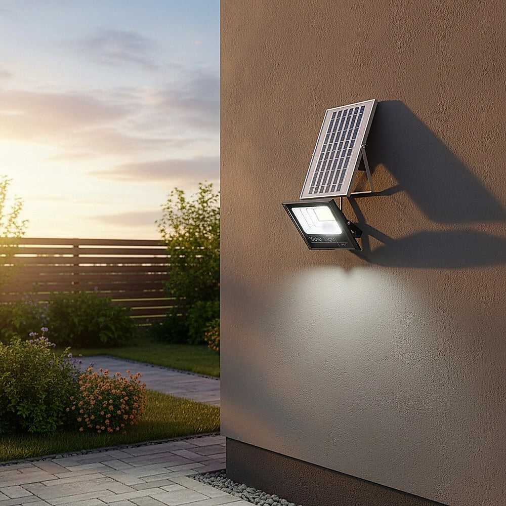 60W LED Solar Flood Light with Motion Sensor – Outdoor Security Lighting