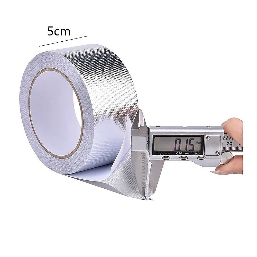 Exhaust Heat Wrap Tape 25m Aluminium – Car Pipe Insulation & Heat Shield