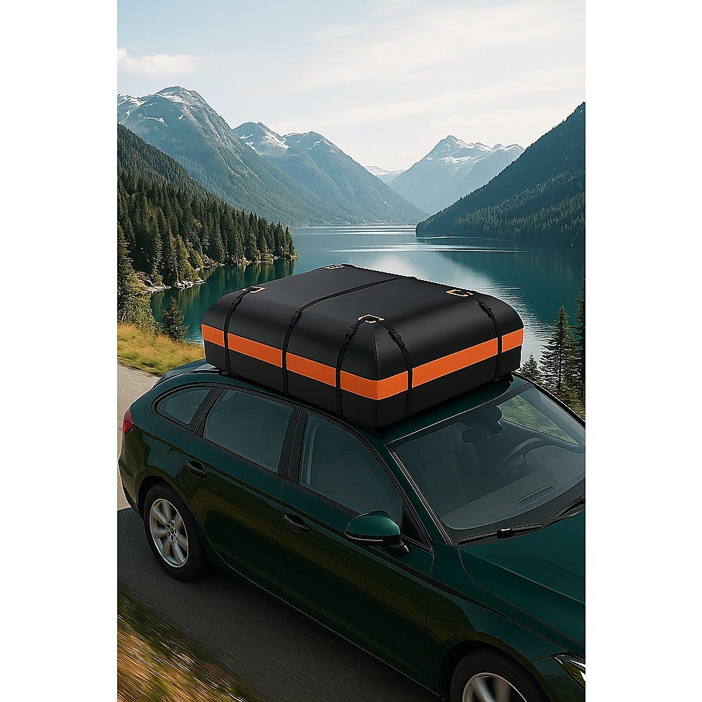 600L Car Roof Bag Cargo Carrier – Large Waterproof Rooftop Luggage Rack Storage