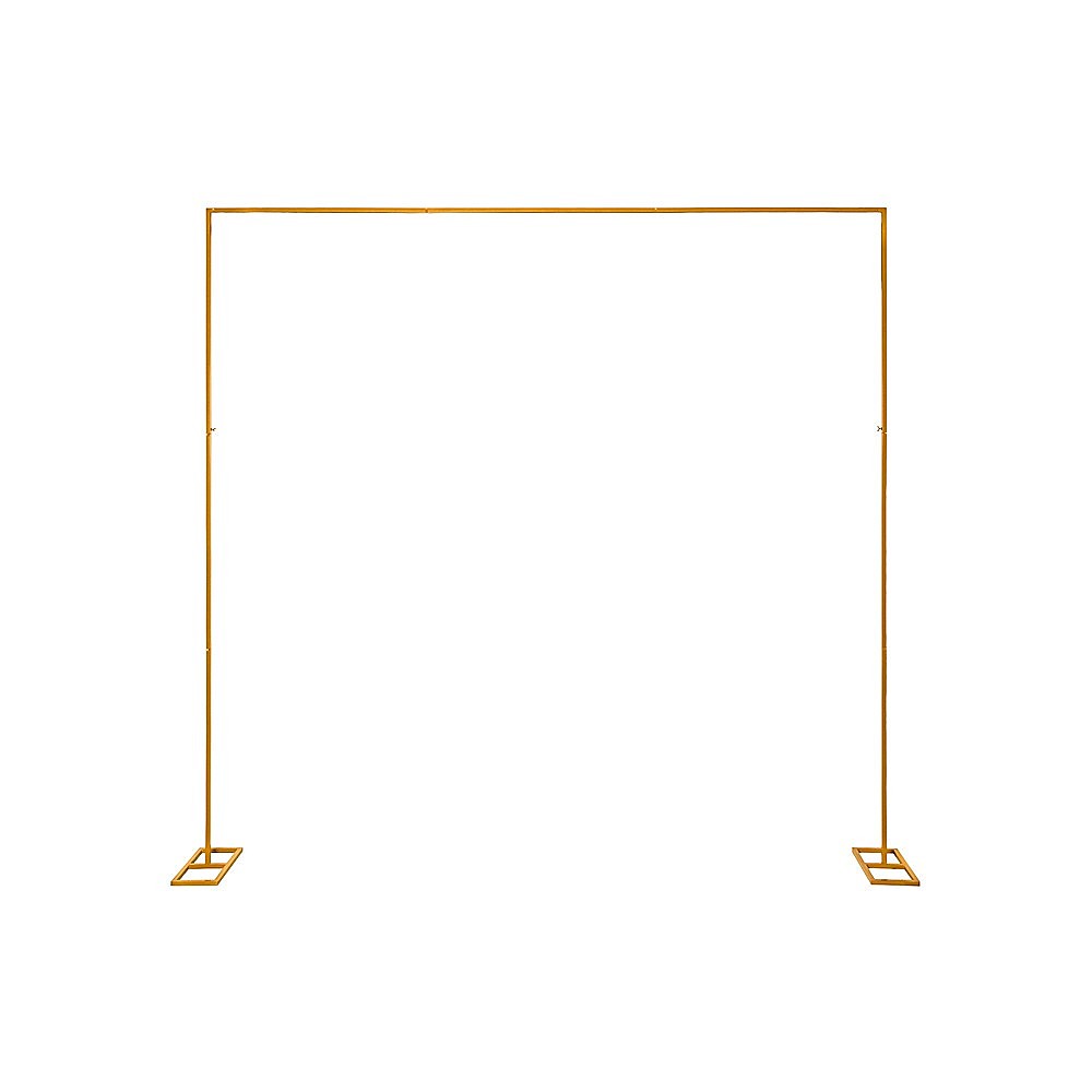 3m Wedding Arch Backdrop Stand – Square Metal Frame for Balloons &amp; Flowers