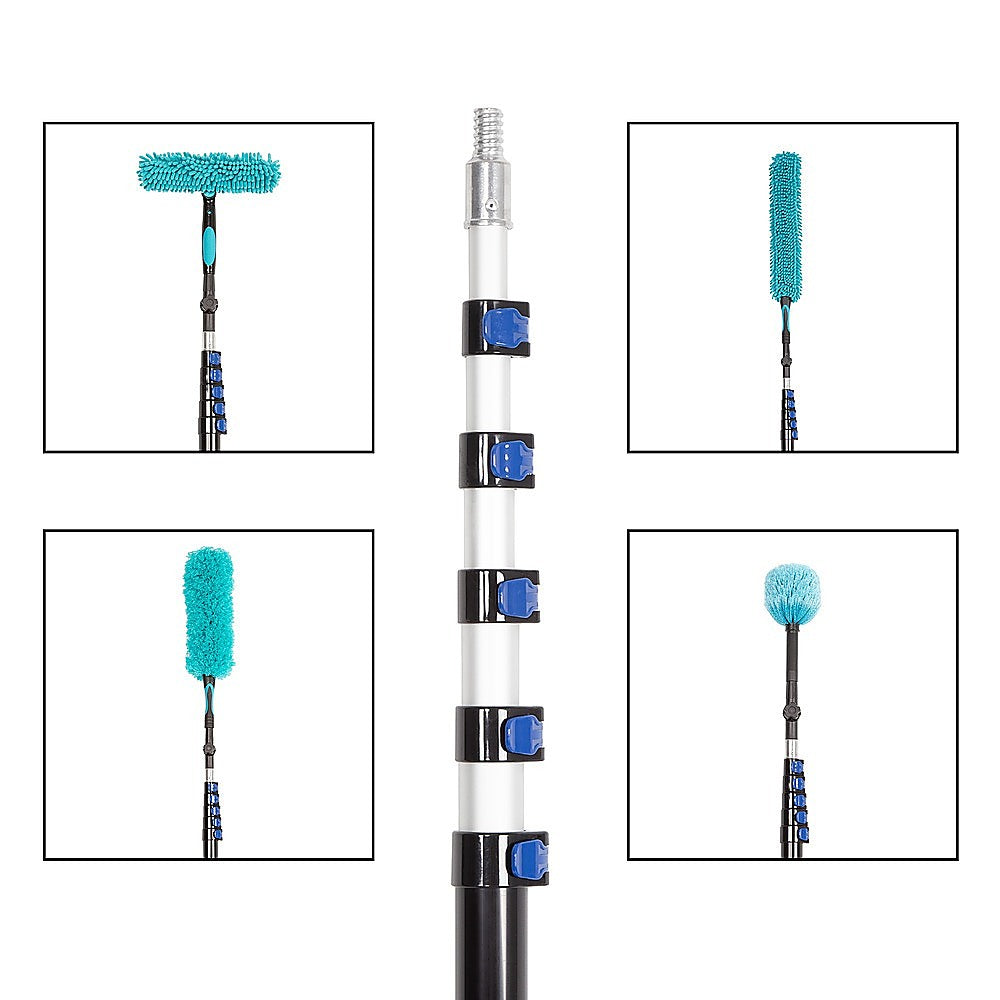 9m Extendable Ceiling Duster Kit – Heavy Duty Telescopic Pole Cleaner