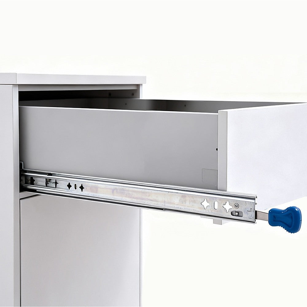 80cm Drawer Runners Pair – Heavy Duty 100kg Locking Slide Rails