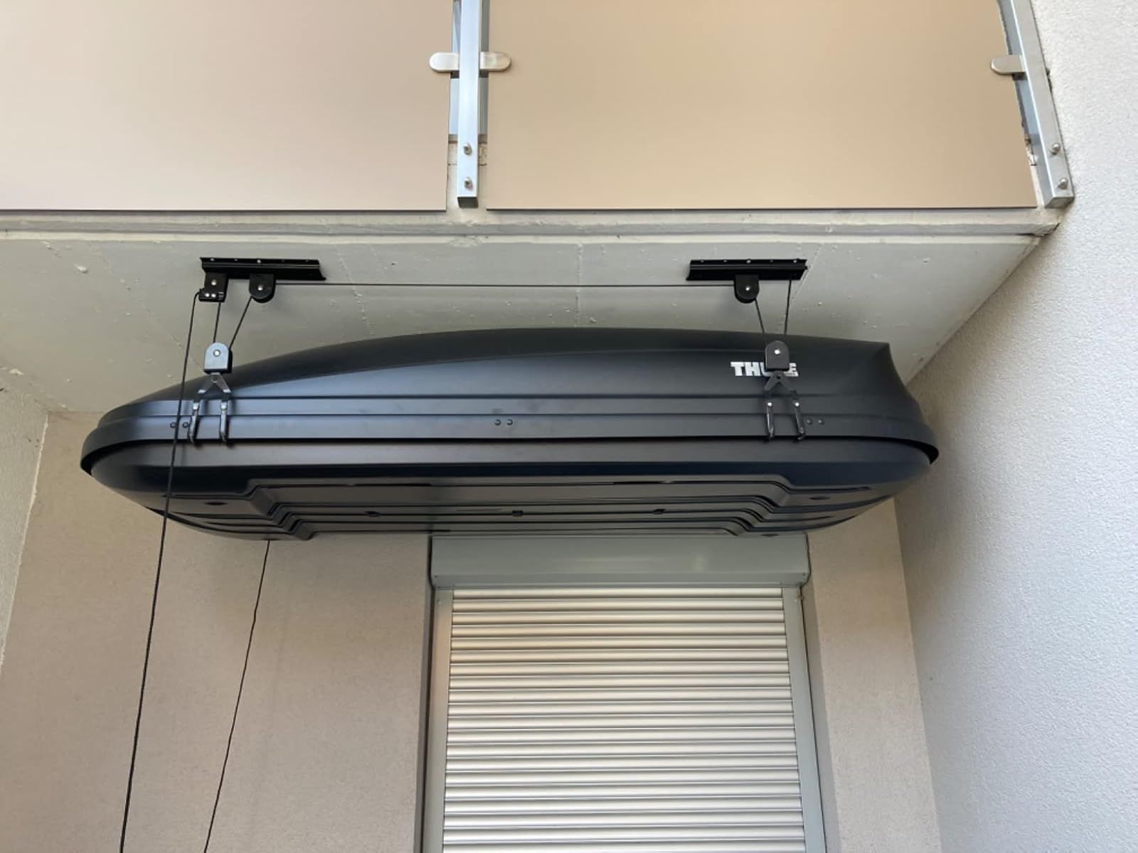 Heavy Duty Bike Hoist Pulley Lift – Garage Ceiling Bicycle Storage Rack w/ Lock