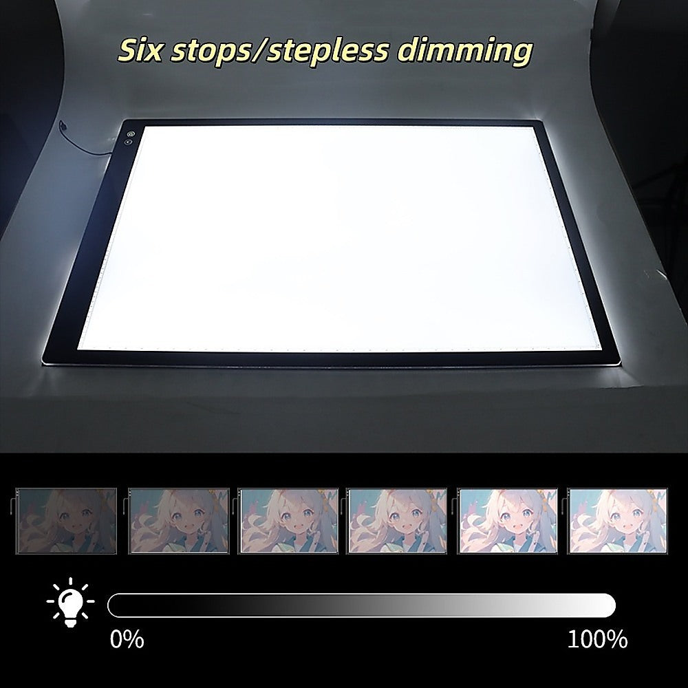 A2 LED Light Box for Drawing, Calligraphy & Tracing Artists Pad