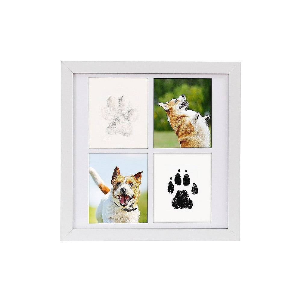 Pet Paw Print Kit DIY Photo Frame for Dogs &amp; Cats Keepsake