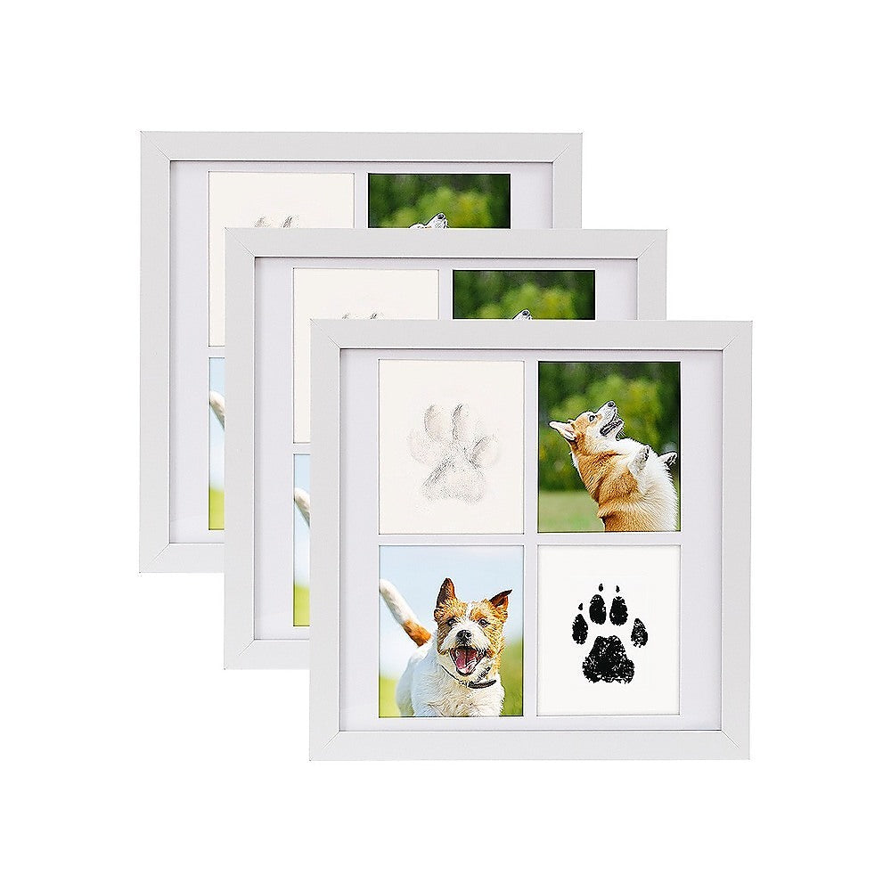 Pet Paw Print Kit DIY Photo Frame for Dogs & Cats Keepsake