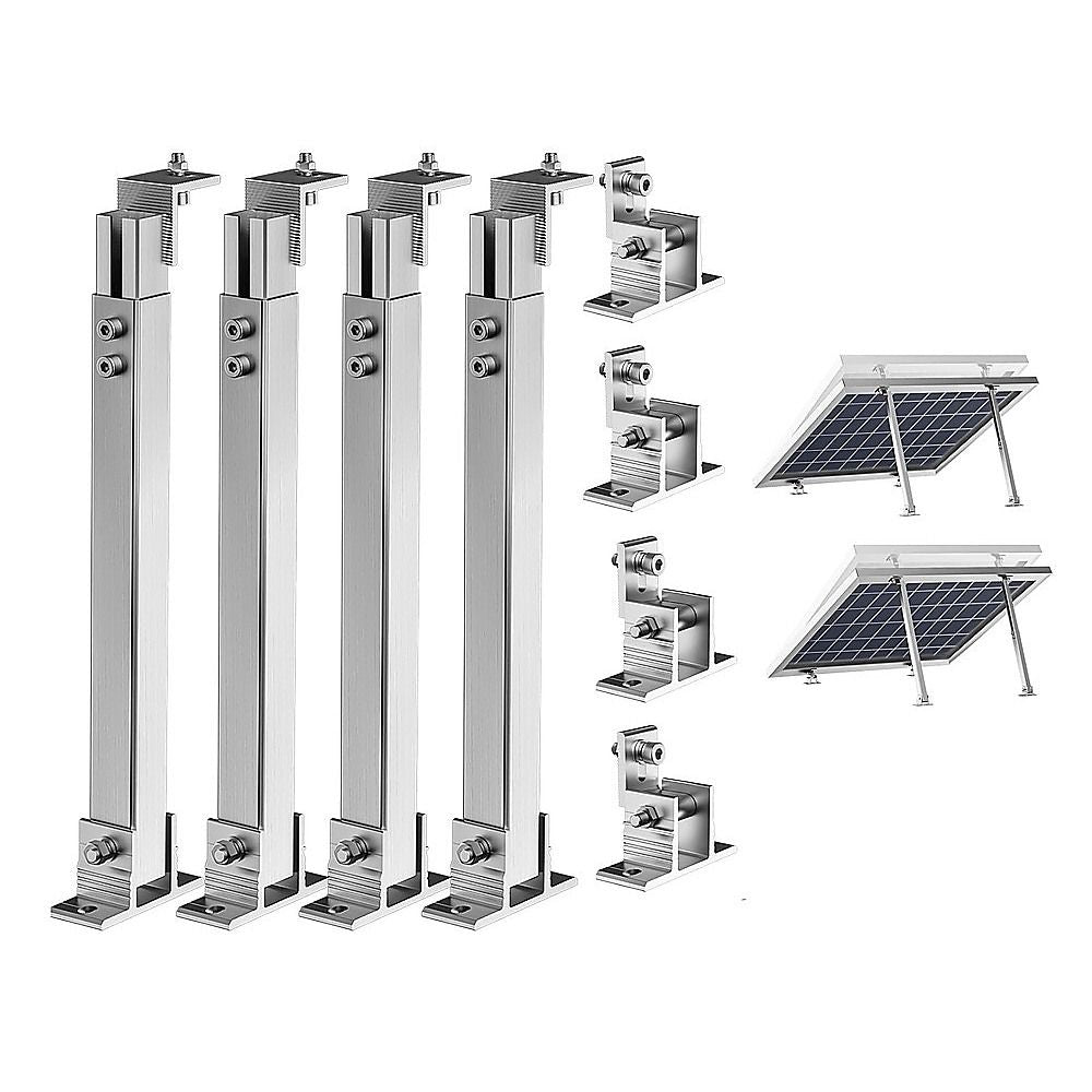 2 Set Adjustable Solar Panel Tilt Mount Brackets