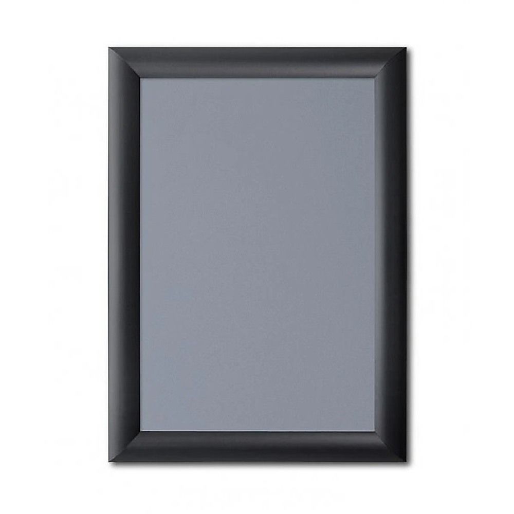 A1 2pc Aluminium Snap Poster Frame Wall Mount Sign Holder Black