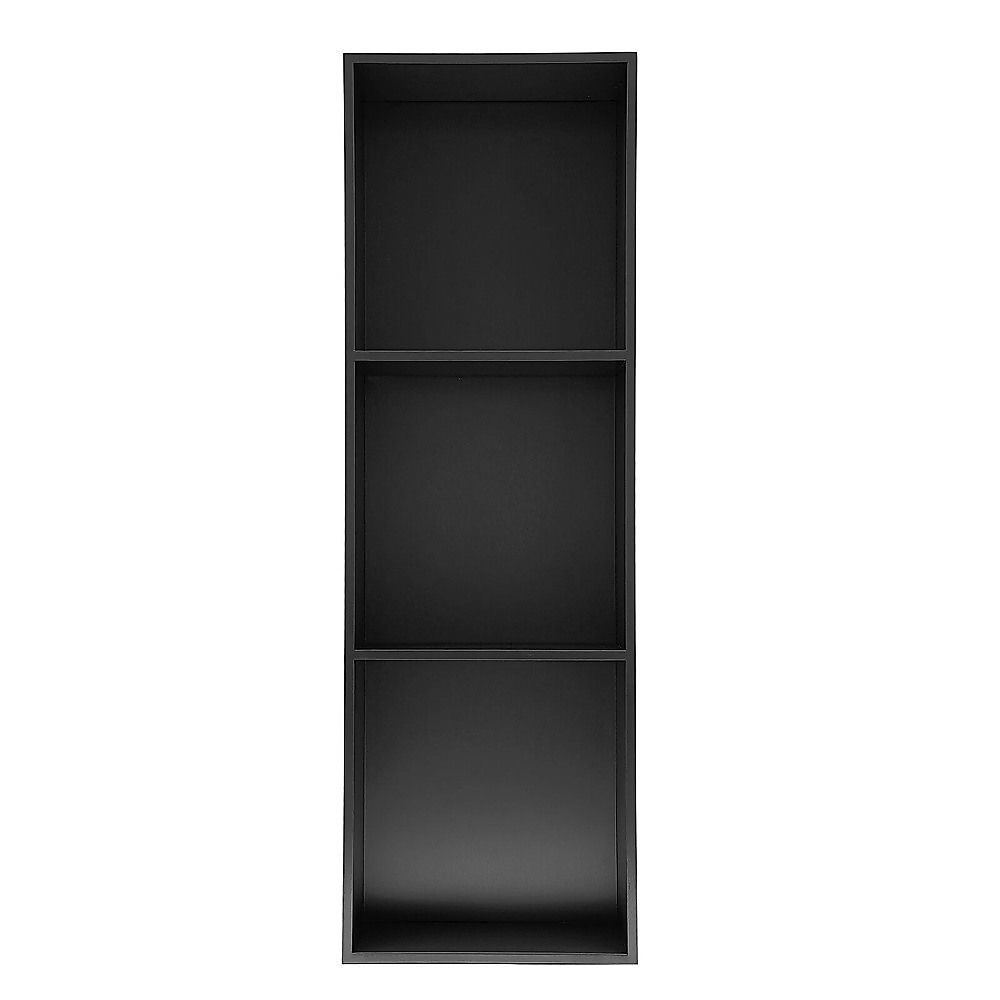 90cm Black Recessed Bathroom Shelf Organizer Stainless Steel Shower Storage Shelf Wall Niche for Modern Bathroom Storage