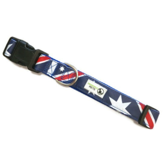 Australia Flag Aussie Dog Collar Large