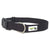 100% Pure Bamboo Fibre Dog Collar Plastic Buckle Large Black