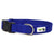 100% Pure Bamboo Fibre Dog Collar Plastic Buckle Large Navy