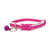 100% Pure Bamboo Fibre Cat Collar Plastic Buckle Pink