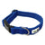 100% Pure Bamboo Fibre w/Fleece Lining Dog Collar Plastic Buckle Large Navy