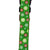Christmas Dog Collars Adjustable Medium Green Snow Flakes