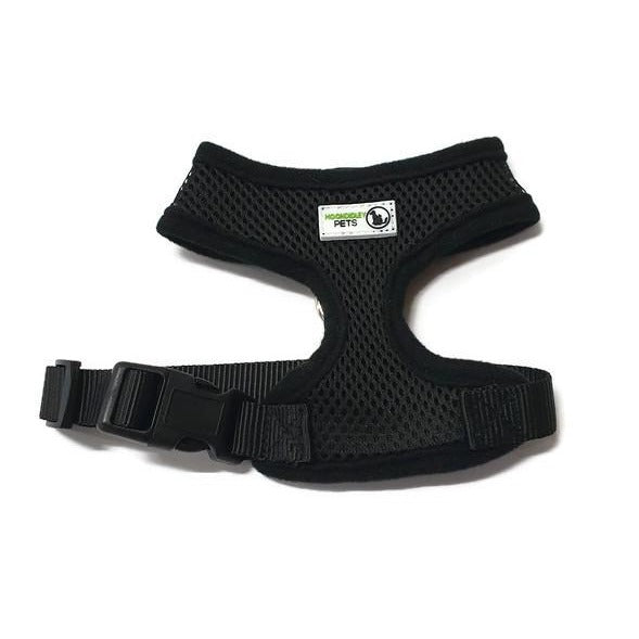 Pet Harness Soft Air Mesh Padded Adjustable  Medium Black