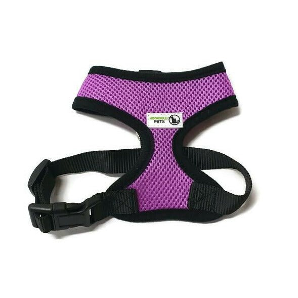 Pet Harness Soft Air Mesh Padded Adjustable  Small Purple
