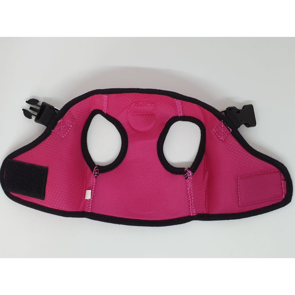 Vest Harness Pet Dog-Cat Step-in Velcro and Buckle Attachments Large Pink