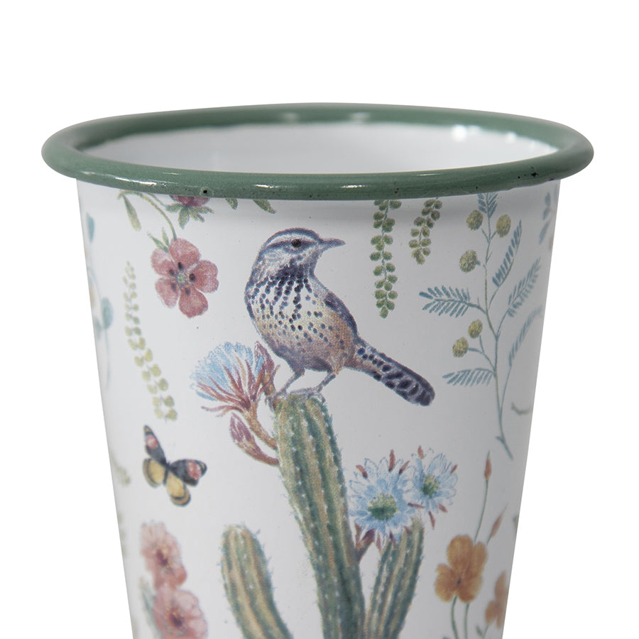 Set 6 Assorted Spring Colour Planters 9cm