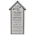 Cat Rules Wall sign 33x66cm