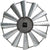 Windmill Wall Clock 60cm