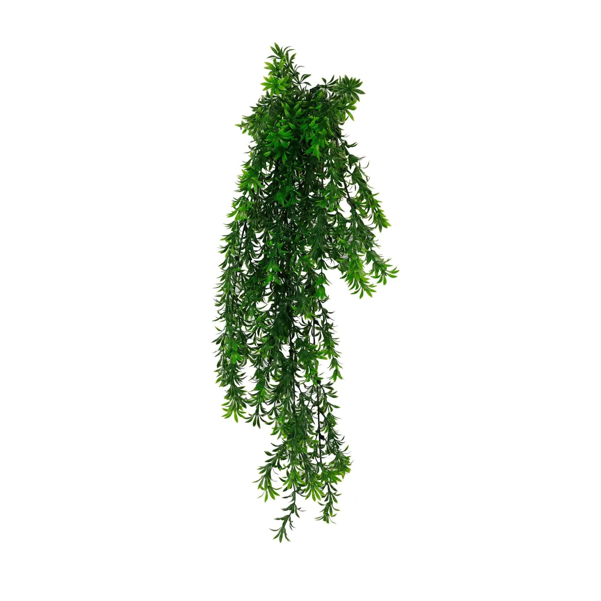 Artificial Hanging Willow Leaf Garland Bush UV Resistant and Fire Rated 18cm x 76cm